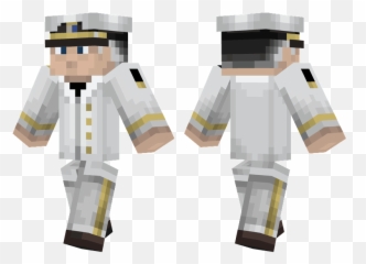 Boat Captain Skin - Minecraft mod download Navy Uniform png