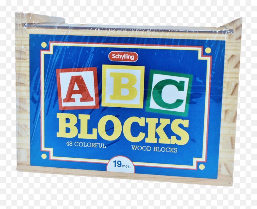 48 - Pc Wooden Abc Blocks U2013 Theresau0027s Emporium Horizontal Png,Abc Blocks Png