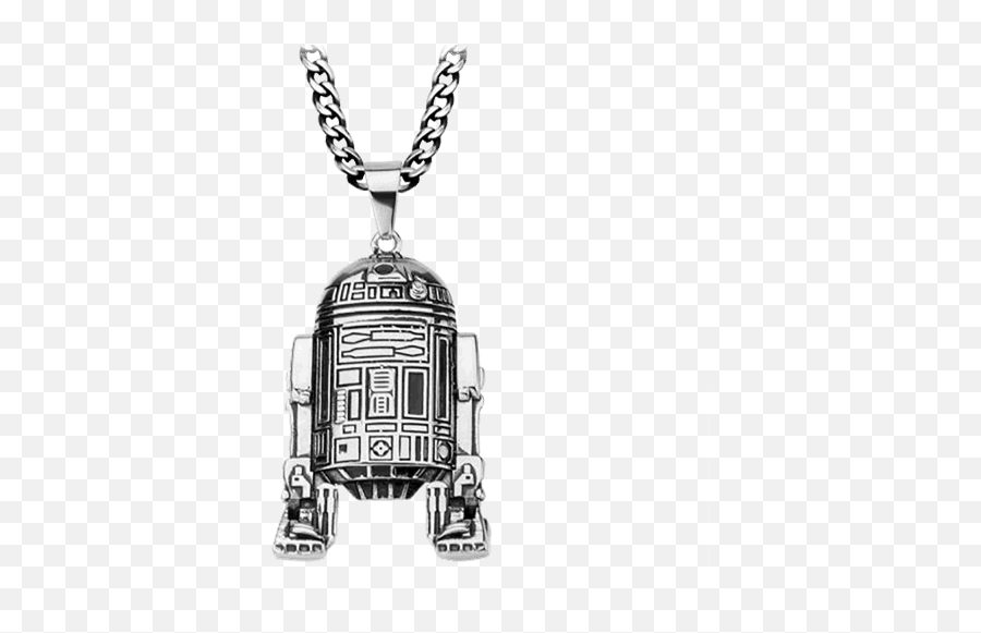 Star Wars - R2d2 Steel Pendant With Chain Star Wars Motorcycle Guardian Bell Png,R2d2 Transparent