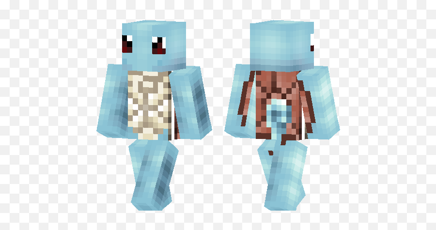 Squirtle Minecraft Pe Skins - Squirtle Minecraft Skin Png,Squirtle Transparent
