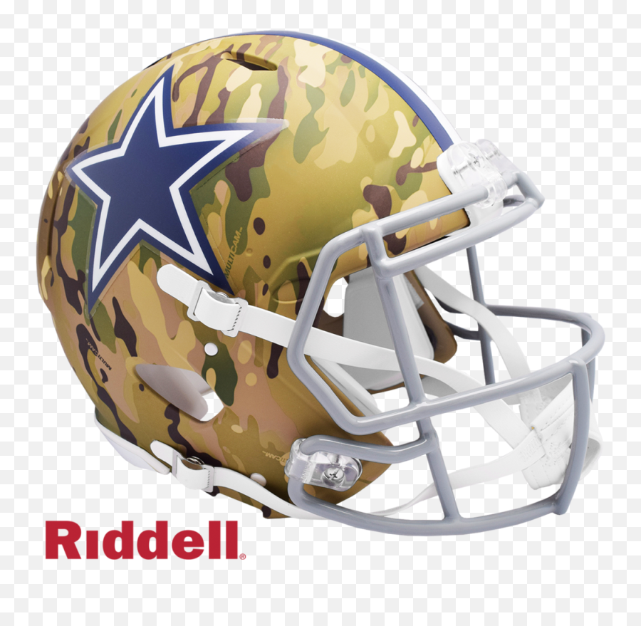 Dallas Cowboys Camo Speed Authentic - Dallas Cowboys Camo Helmet Png,Cowboys Helmet Png