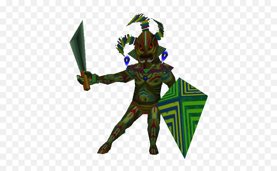 Odolwa - Majorau0027s Mask First Boss Full Size Png Download Mask First Boss,Majoras Mask Png