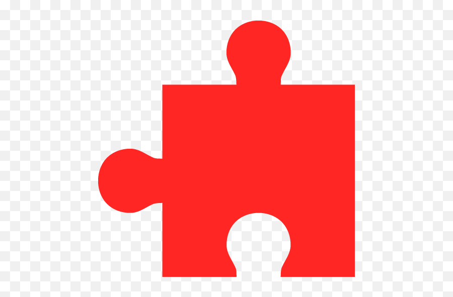 Puzzle Piece Icons - Pieza De Puzzle Rojo Png,Puzzle Piece Icon