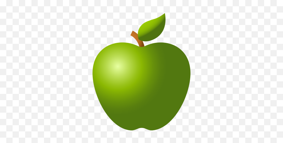 Green Apple Icon - Apple Emoji Green Apple Png,Apple Bookmark Icon