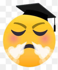 Illustrate And Animate Emojis Icons - Square Academic Cap png