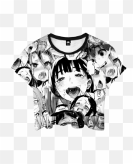 Ahegao Crop Top - Swimsuit png