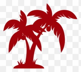 Vast Oceans Surf And Sup School - Stencil Design Palm Tree png