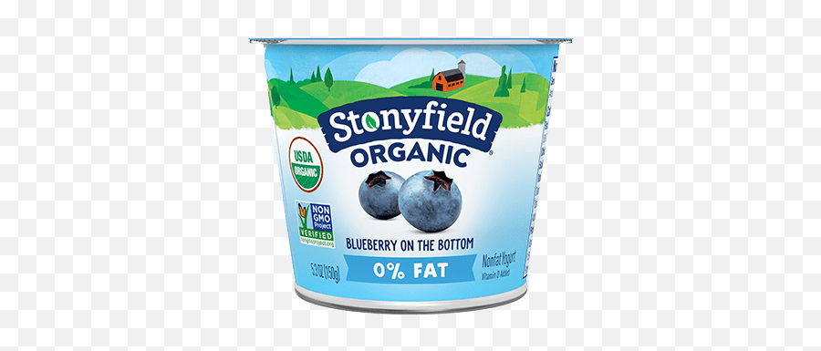 0 Fat Blueberry - Stonyfield Whole Milk Yogurt Png,Blueberry Text Icon