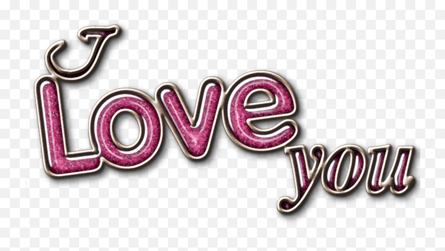 Png Picture - Love You Png Text,I Love You Png
