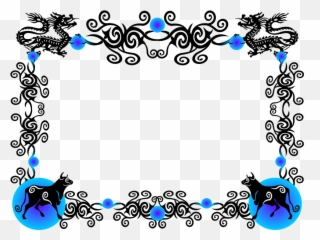 Openclipart - Clipping Culture Chinese New Year Ox Border png