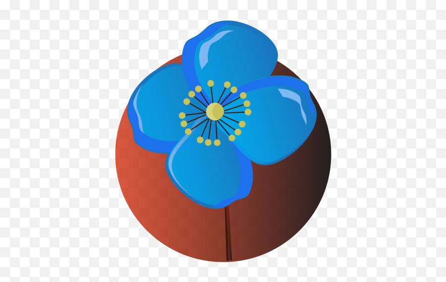 Himalayan Poppy Icon By Tiffany C Foster - Malvales Png,Blue Flower Icon