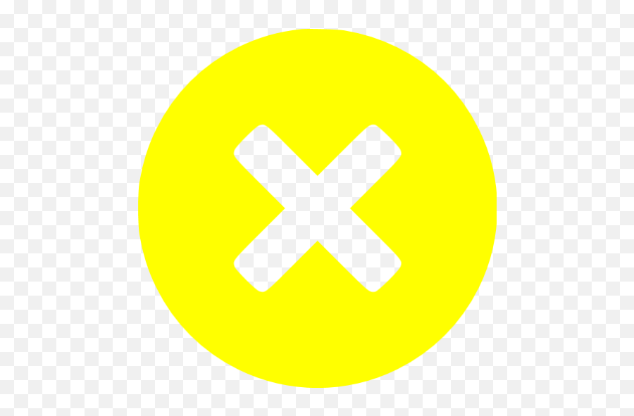 Yellow Cancel Icon - Free Yellow Cancel Icons Do Powerline Adapters Work Png,Cancel Sign Png