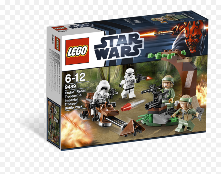 9489 Endor Rebel Trooper U0026 Imperial Battle Pack - Lego 9489 Png,Star Wars Rebel Alliance Icon Backpack
