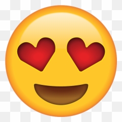 Surprise Emoji Png Picture - Heart Eyes