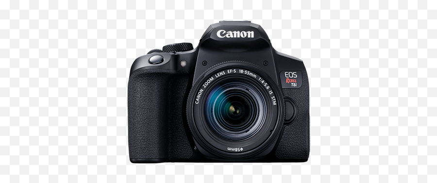 Canon Eos Rebel T8i Digital Slr Camera With Ef - S 18u201355mm Is Stm Lens Kit Green Mountain Camera Canon Camera Png,Slr Icon