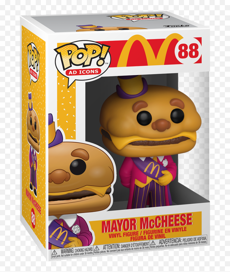 Pop Ad Icons Mcdonaldu0027s - Mayor Mccheese Mayor Mccheese Funko Pop Png,Tvc Icon