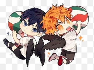 Hinata And Kageyama Puzzle For Sale By Judy Sabin - Haikyuu Kagehina Chibi png