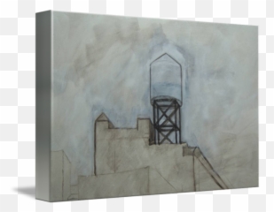 Water Tower Study - Visual Arts png