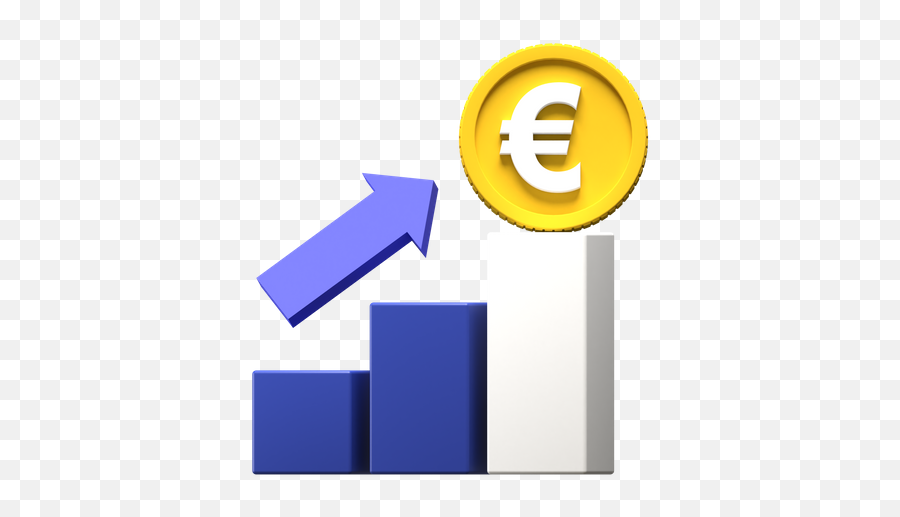 Premium Profit Graph 3d Illustration Download In Png Obj Or - Vertical,Financial Growth Icon