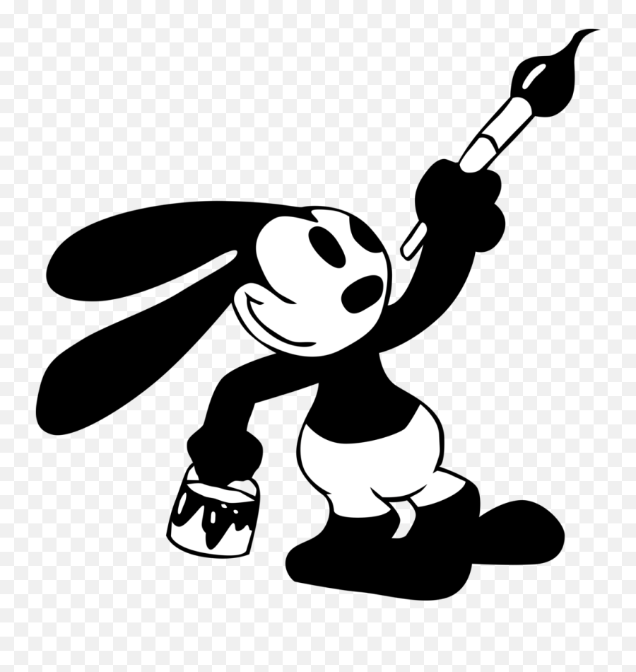 Oswald The Lucky Rabbit Png Clipart - Original Oswald The Lucky Rabbit,White Rabbit Png