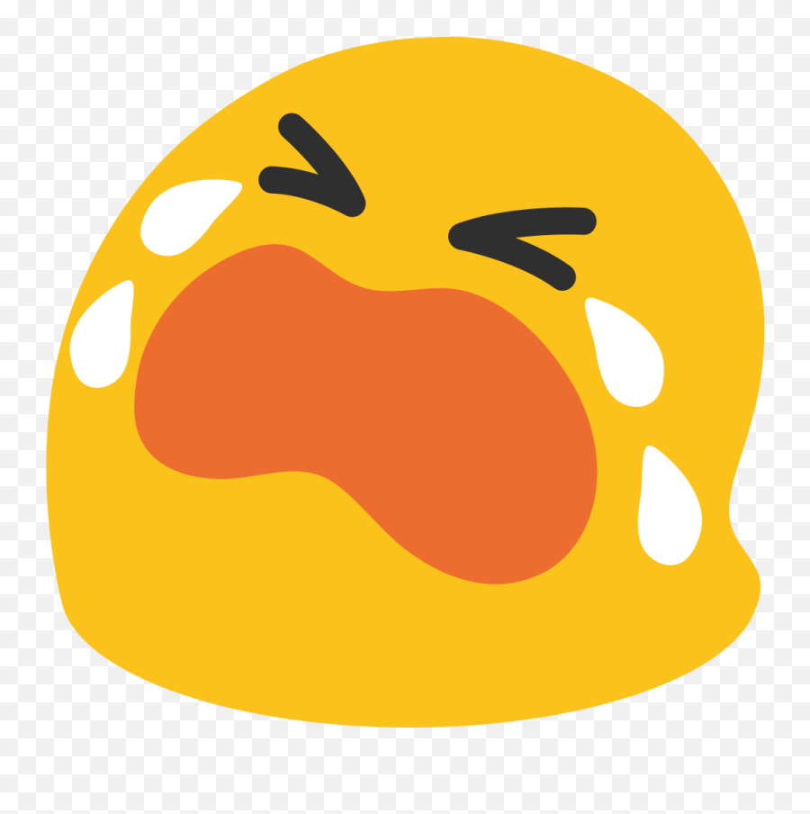 Emoticon Crying Transparent Png - Android Crying Emoji,Cry Emoji Png