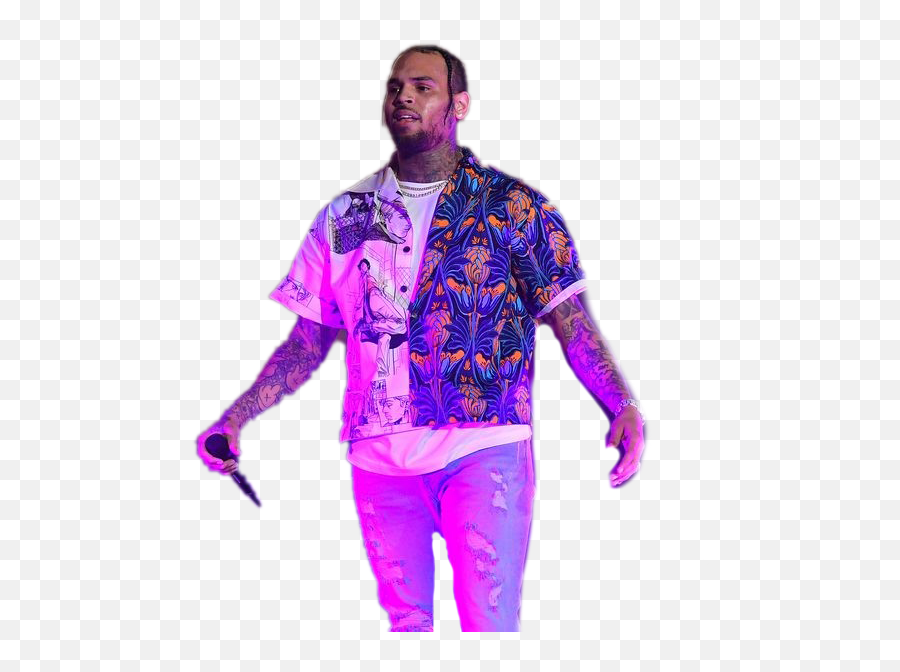 Chris Brown Png High - Chris Brown Background Pink Png,Chris Brown Png