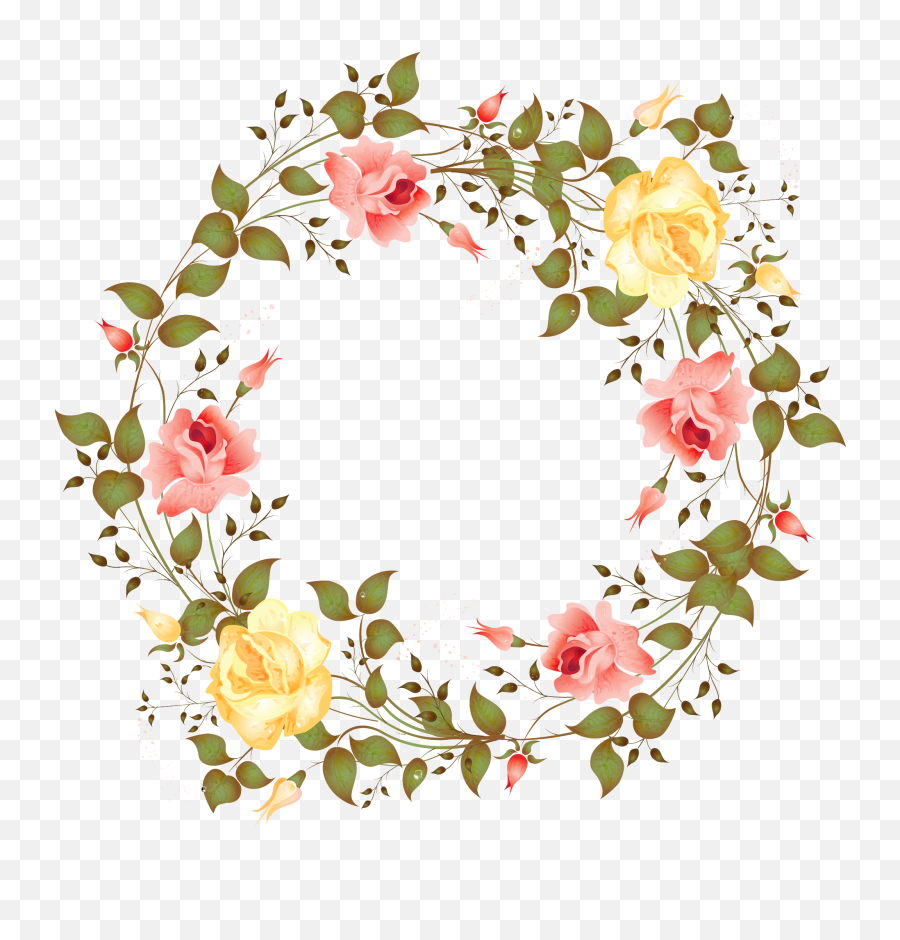Library Of Png Royalty Free Download Flower Garland - Floral Garland Png,Garland Png