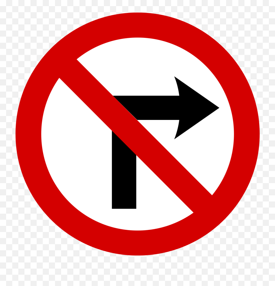 No Right Turn Traffic Sign Transparent - Smoking And Naked Flames Forbidden Png,No Sign Png