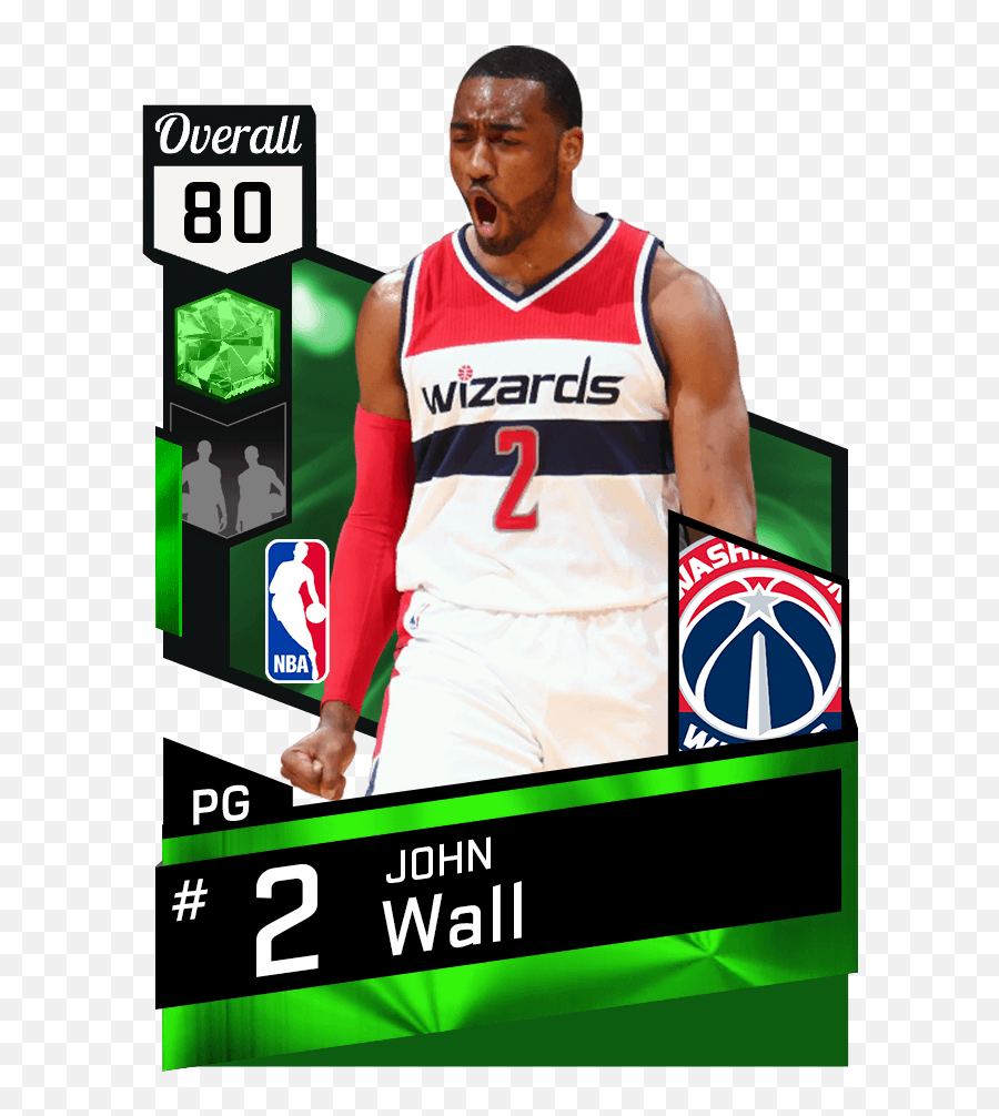 John Wall - Nba 2k17 Cards Png,John Wall Png