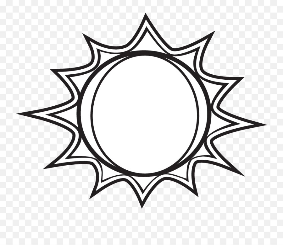 Library Of Sun Vector Freeuse Transparent Black And - Clip Art Black And White Png,Sun Clipart Transparent Background