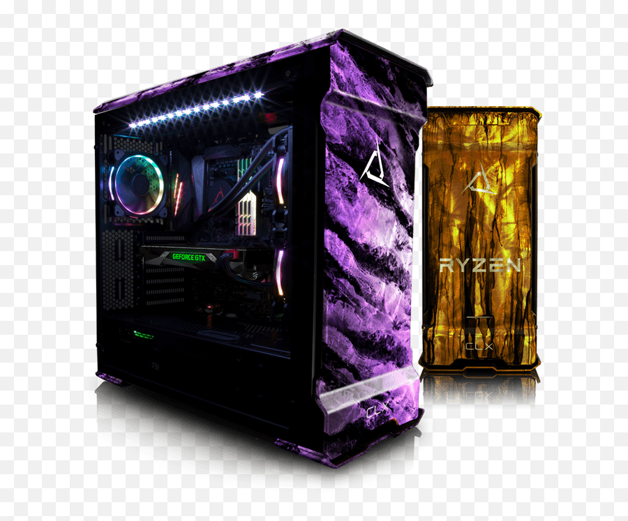 Cybertron Pc Build And Customize Your Own - Clx Ra X299 Ultra Performance Gold Png,Personal Computer Png