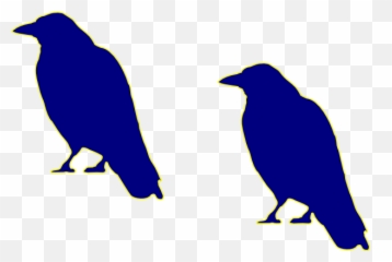 Clipart Crow - Crow Silhouette Png,Crow Transparent