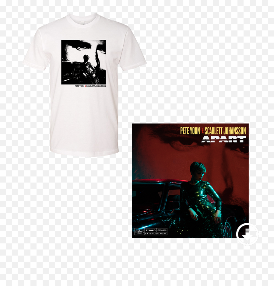 Apart Ep Digital Album T - Shirt Active Shirt Png,Scarlett Johansson Png