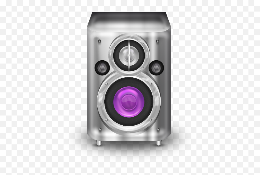 Metal Purple Speaker Icon - Purple Speakers Png,Speakers Png