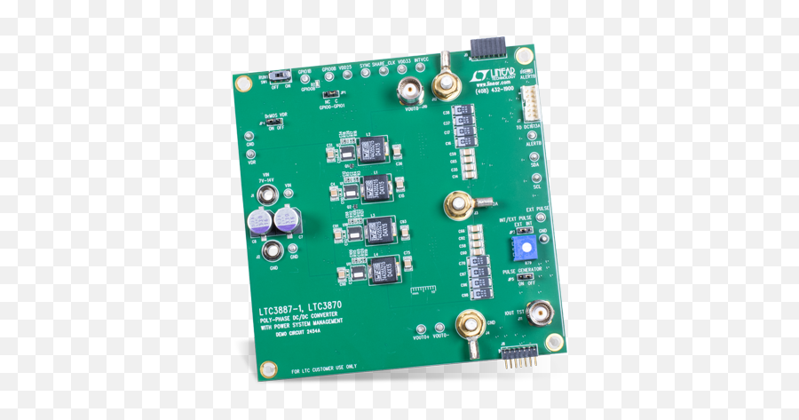 Dc2454a Demonstration Circuit Board - Adi Mouser France Electronic Component Png,Circuit Board Png