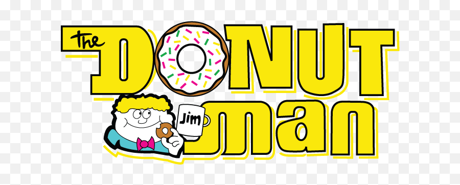 The Donut Man Southern Californias - Clip Art Png,Donut Logo