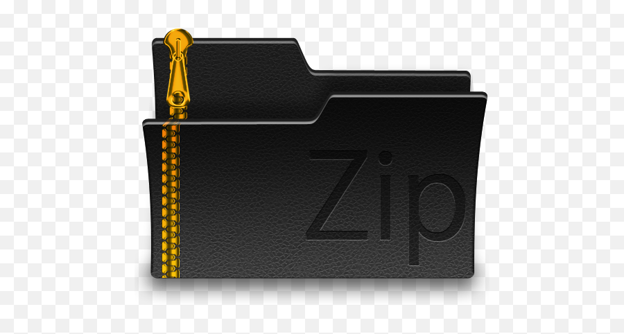 Folder Zip Gold Icon - Coin Purse Png,Gold Icon Png