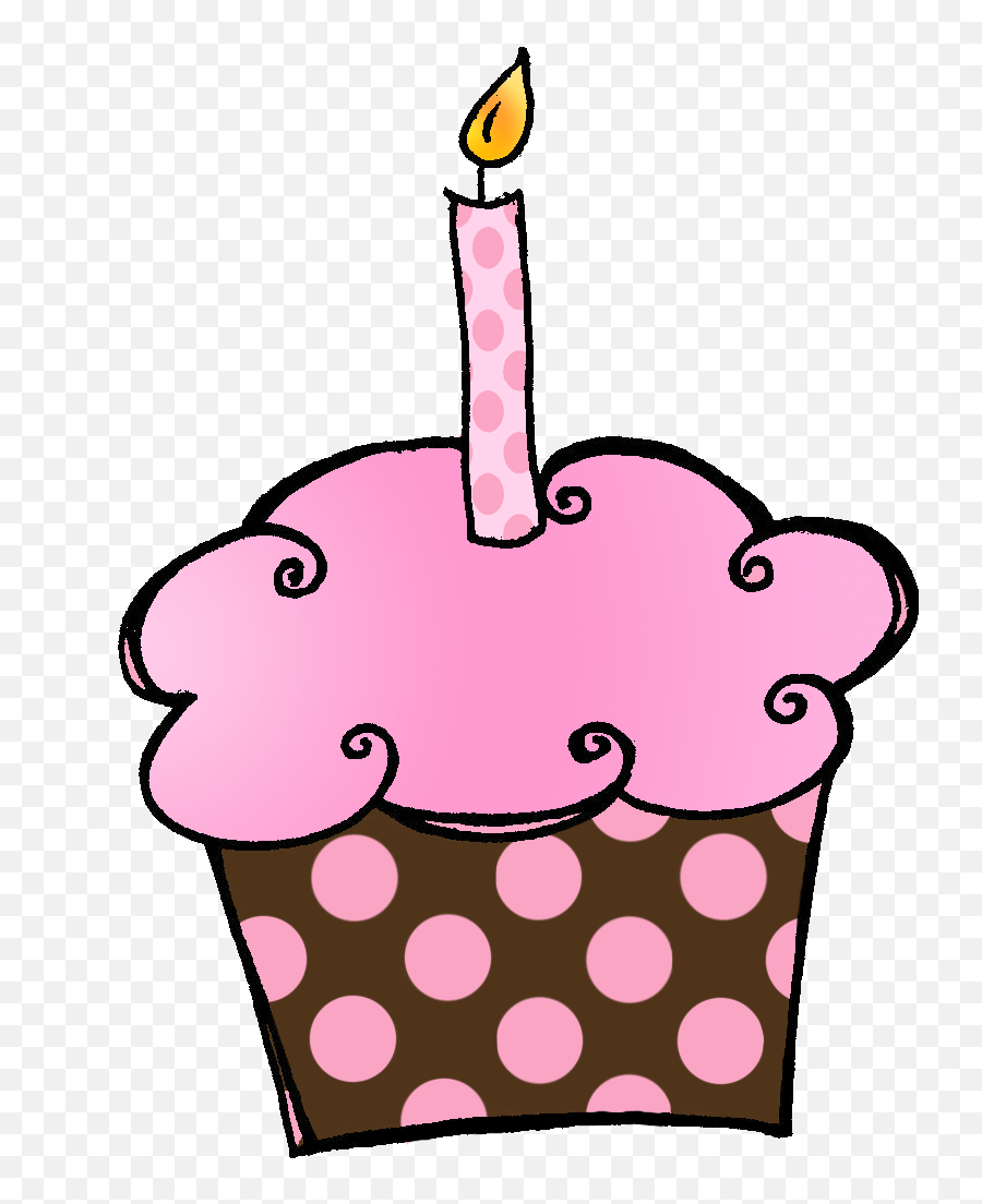 Free First Birthday Png Download - Birthday Cupcake Clipart,First Birthday Png