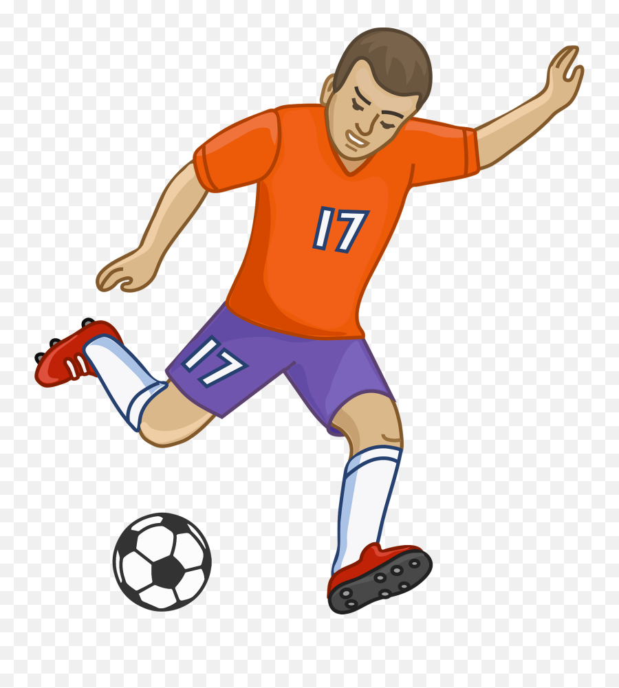Soccer Player Clipart - Soccer Player Clipart Png,Soccer Player Png