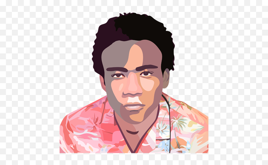 Childish Gambino Sticker By Jonrindt - Illustration Png,Childish Gambino Png