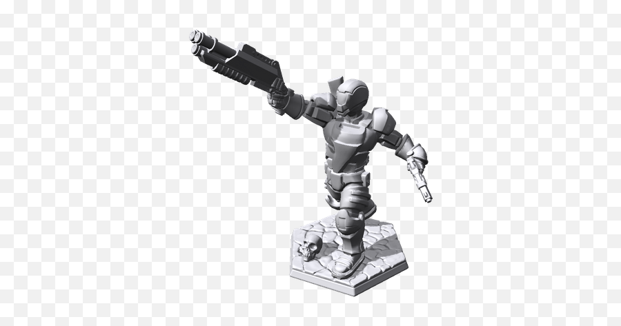 Closest Representation Of Doomguy In Hero Forge Doom - Figurine Png,Doom Guy Png