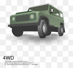 Jeep Car Clip Art - Land Rover Defender Vector png