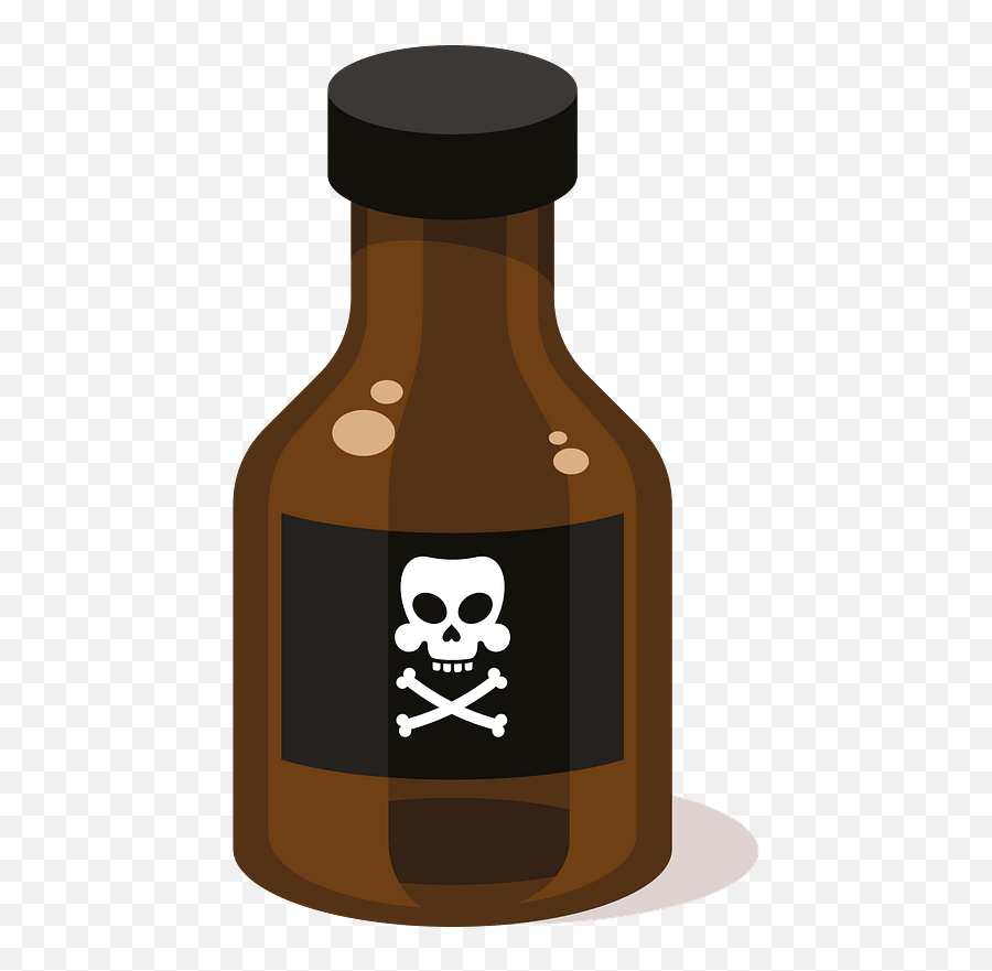 Clipart - Glass Bottle Png,Poison Png