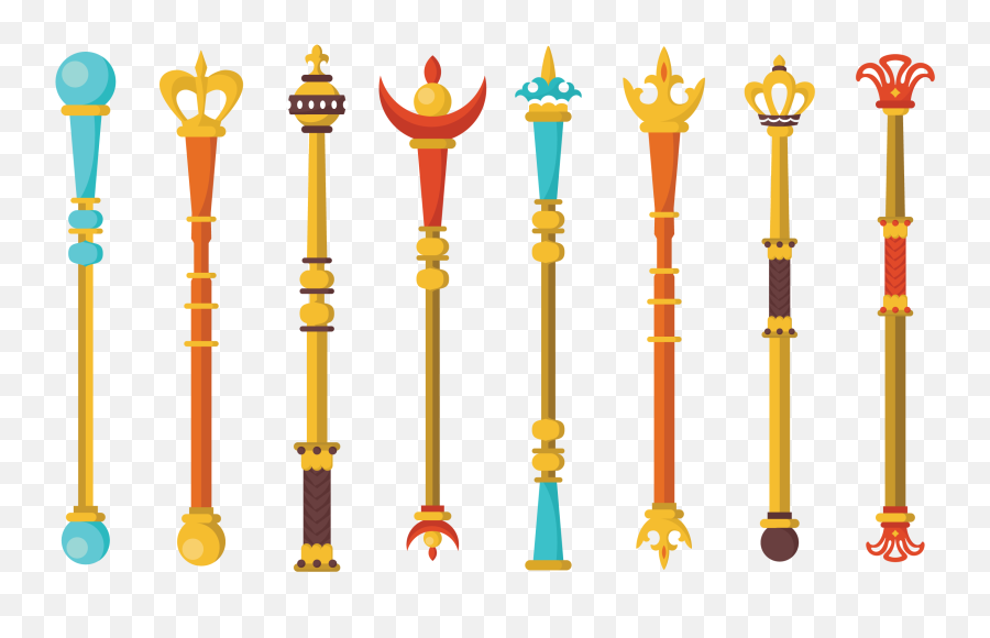 Sceptre Icons Vector - Sceptre Png,Scepter Png