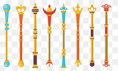 Sceptre Icons Vector - Sceptre Png,Scepter Png