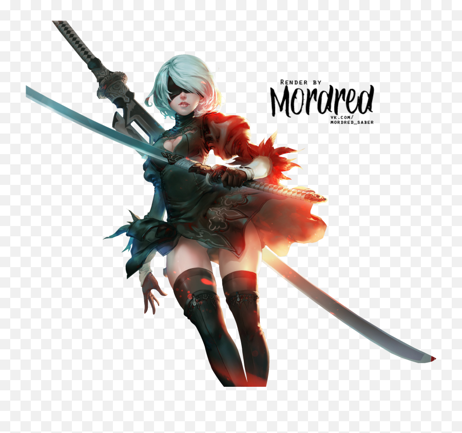 Nierautomata Png - Avatan Plus Nier Automata Wallpaper Phone,Nier Automata Png