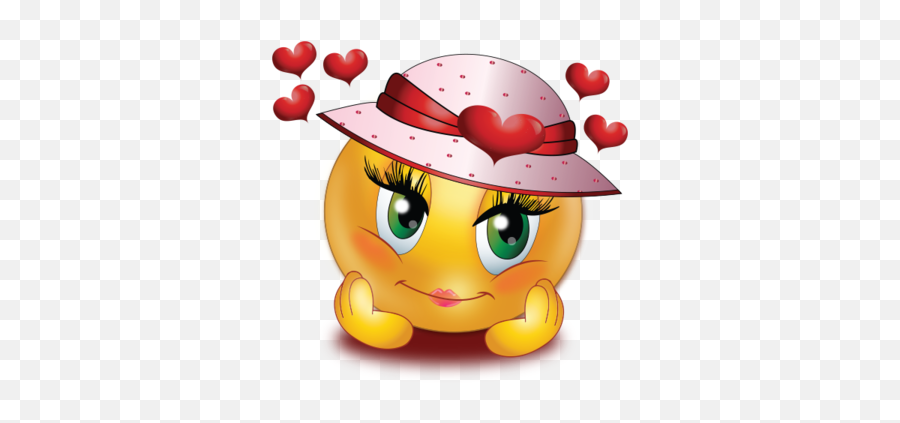 Loving Girl With Cap Emoji - Emoji Call Me Png,Girl Emoji Png