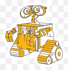 Just - Wall E Sticker png