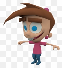 Timmy Turner Model By Crasharki - Timmy Turner Sexy Png,Timmy Turner Png