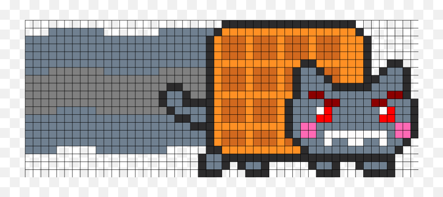 Download 3364 - Pixel Art Nyan Cat Minecraft Png,Nyan Cat Png
